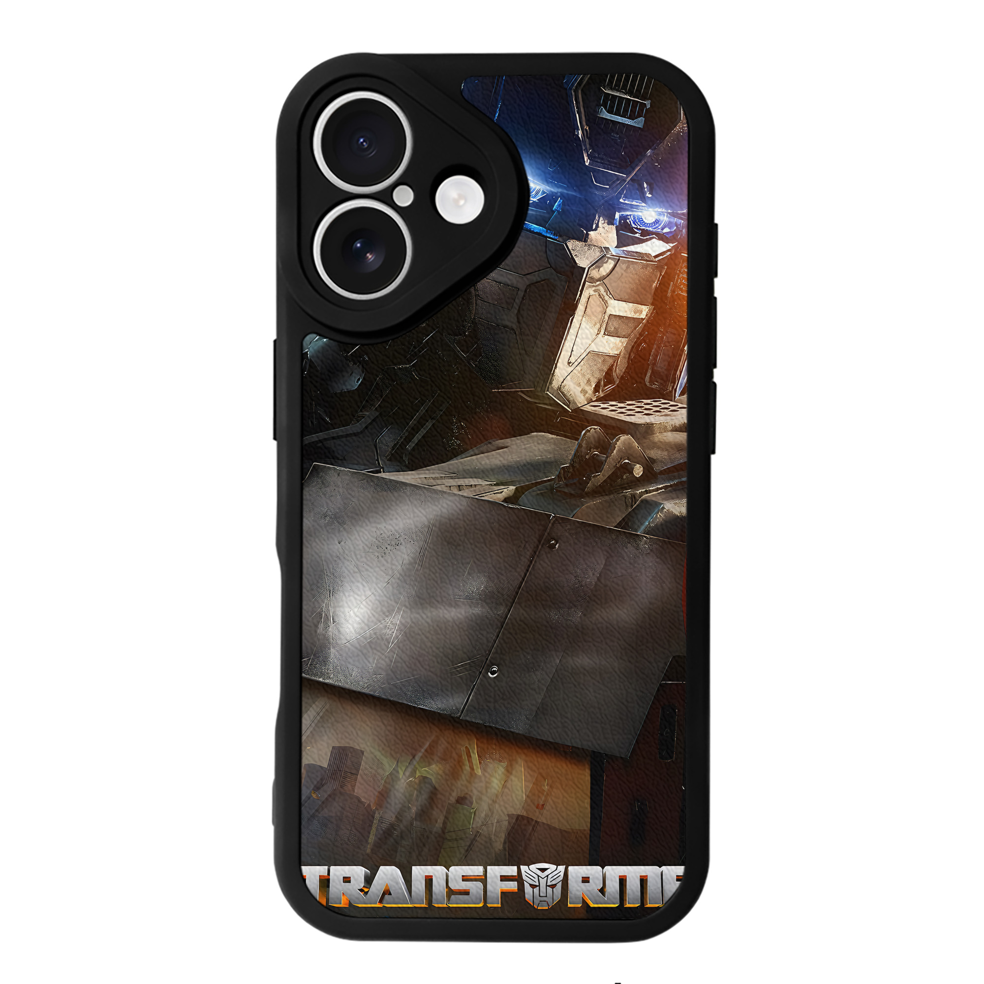 （画像用） Transformers トランスフォーマー 【iPhone 16シリーズ対応】シリコンスマホケース（レザー調） 材質：シリコン